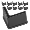 thumbnail image 1 of HOMEMAXS 10pcs Rubber Leg Caps for Bed Frame Feet Stool Leg Protective Foot Cover Bed Frame Wall Bumper Guards Black Iron End Cap, 1 of 8