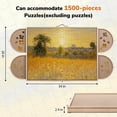 thumbnail image 4 of Crtynell 1500 Piece Puzzle Board With Drawers And Cover, 34" X 26" Wooden Rotating Jigsaw Puzzle Table, Spinning Puzzle Boards For Adults, 4 of 8