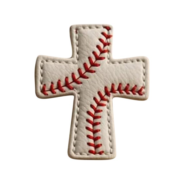 A Pocket Blessing Baseball Cross Style Greeting Card For Christmas Gift Message Note