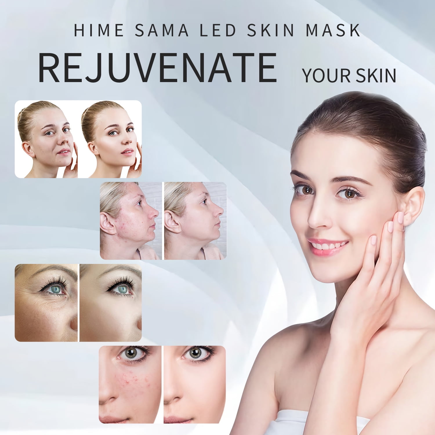 Pro 7 LED Skin Care Mask for Face & Neck, Portable for Home Pro 7 LED Skin Care Mask for Face & Neck, Portable for Home