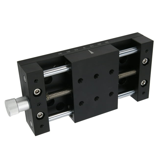 Ajuste Fino XAxes Etapa Lineal Manual Plataforma FineTune Mesa Deslizante aleación De Aluminio SP80ADB60