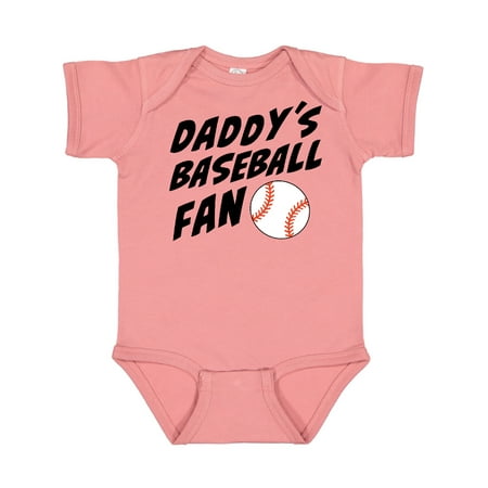 

Inktastic Daddy s Baseball Fan Gift Baby Boy or Baby Girl Bodysuit