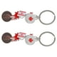 thumbnail image 3 of 2pcs Canadá llaves de bandera para la mochila y la decoración del bolso de Canadá Anillo de llave del anillo decorativo de la mochila del colgante de la aleación del colgante, 3 of 5