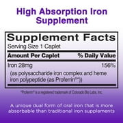 Feosol Complete Dual Iron Supplement, Energy & Immune System Support, 60 Ct.
