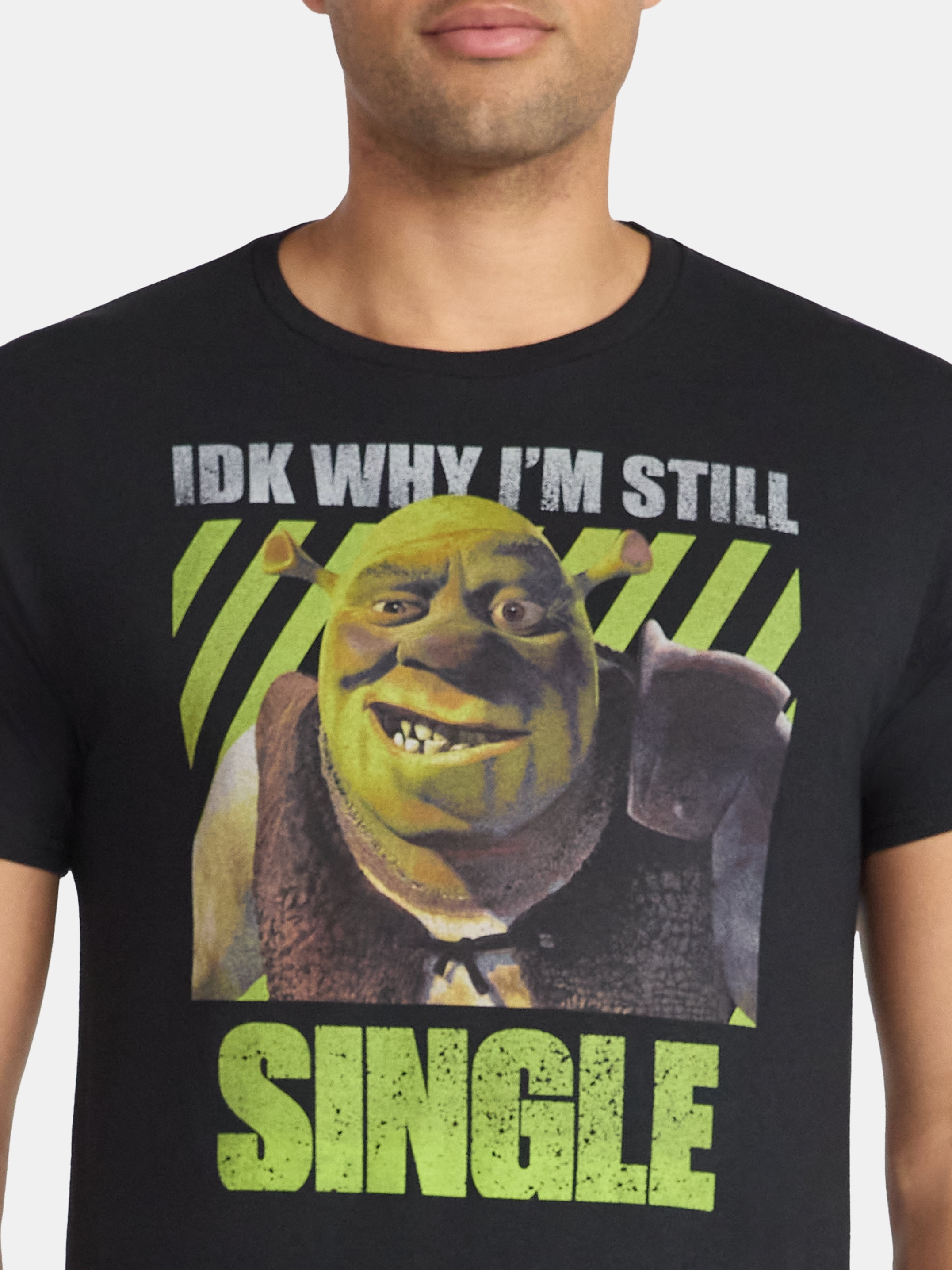 Shrek Men's and Big Men's Graphic Tee with Short Sleeves, Sizes S-3XL