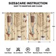 thumbnail image 2 of Coffee (137)_8 Curtains-blackout Curtains Bedroom Decor Living Room Darkening Grommet Window Drapes 2 Panels Set 52"x 63", 2 of 2