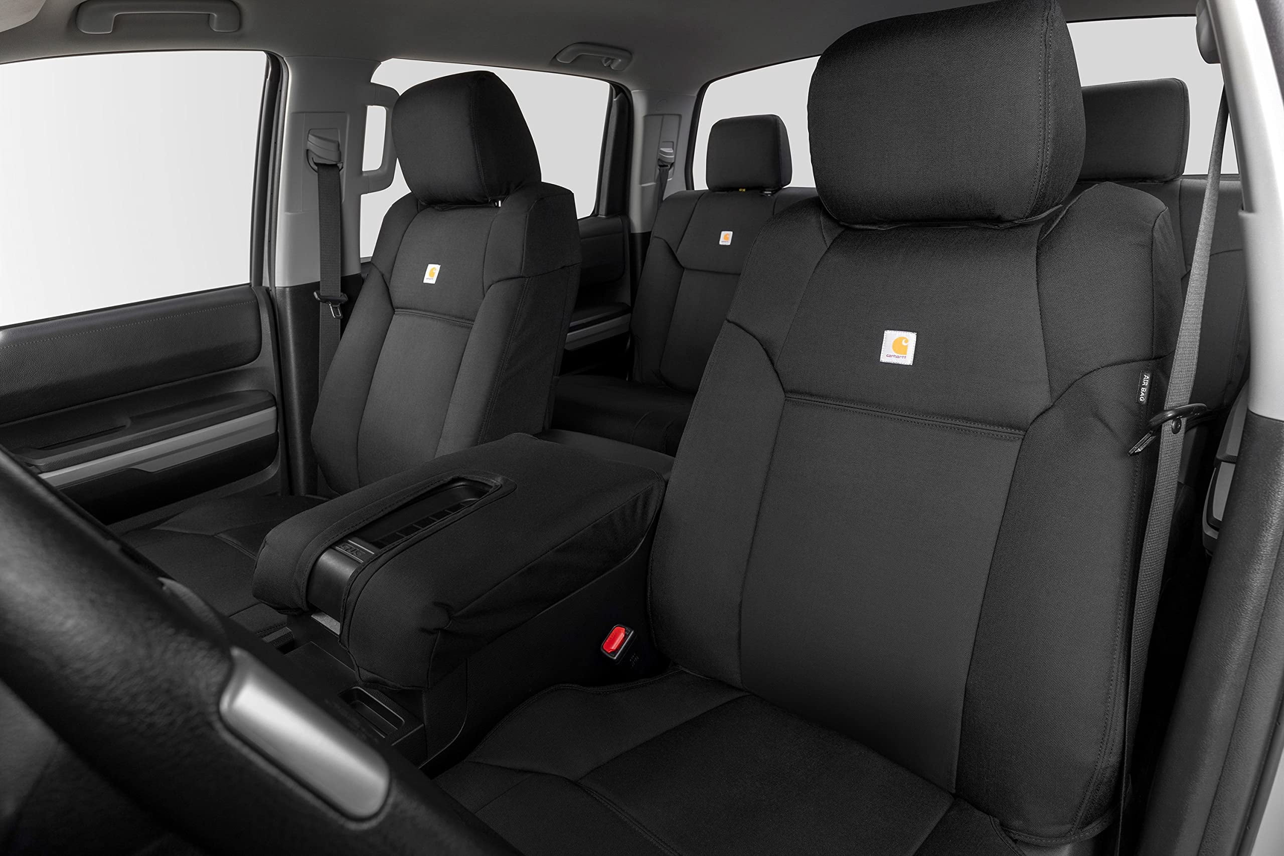 Carhartt GTF586ABCOBK - Super Dux 1st Row Black Custom Seat Covers