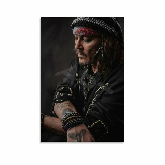 Johnny Depp Art Poster American Actors (19) Canvas Painting for Living Room Bedroom Decor