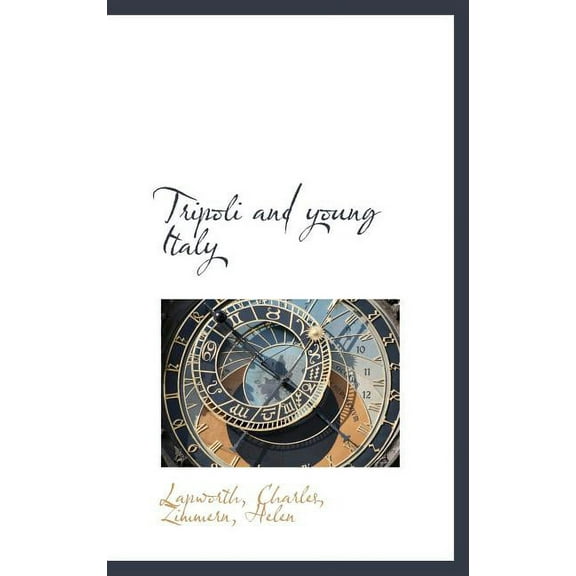 Tripoli and Young Italy (Hardcover)