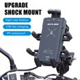 thumbnail image 2 of GUB-soporte de carga para teléfono móvil de motocicleta, soporte estable antivibración para bicicleta, rotación de 360 grados para Scooter Fivean unisex, 2 of 2