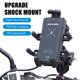 thumbnail image 2 of GUB-soporte de carga para teléfono móvil de motocicleta, soporte estable antivibración para bicicleta, rotación de 360 grados para Scooter Fivean unisex, 2 of 2