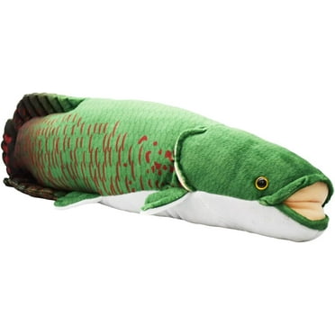 Realistic Arapaima Gigas Stuffed Animal Plush Toy, Lifelike Fish Plushies, Simulation Animals Super Soft Stuffed Toy