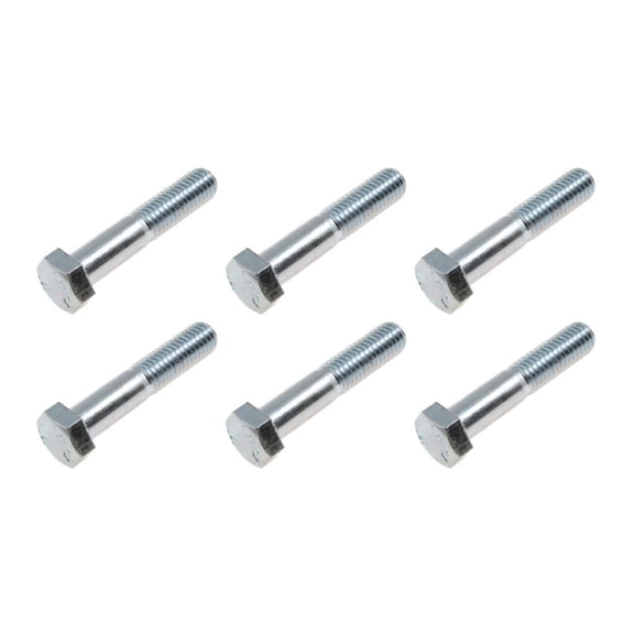 KarParts360 Cap Screws | Steel | Zinc | Silver | Hex Head Drive Type | Coarse Thread Type | 1/2-13 By 2-1/2 Inches Callout Size