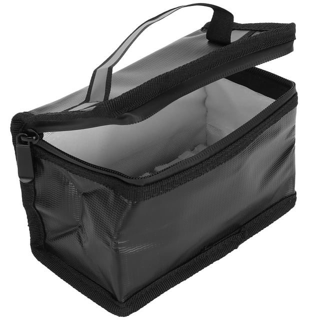 Bolsa Segura para Batería, Cómoda de Llevar, Cómoda para Abrir y Cerrar, La Batería se puede Almacenar de Forma Segura. Bolsa Protectora de Batería Lipo para Drones Modelo RC