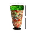 thumbnail image 3 of Dale Tiffany 13.75" Multi-color Glass Round Vase, 3 of 3