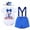 #6 Blue, variant on FYMNSI Baby Boy 1st Birthday Outfits Bow Tie Romper Shorts Adjustable Y Back Suspenders Set with Crown Infant Cake Smash Photo Shoot Clothes