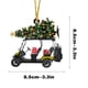 thumbnail image 4 of Puntoco Letrero Navideño De Carrito De Golf Decorado L, Decoración Del Hogar, 4 of 4
