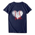 thumbnail image 3 of Birdeem Blouse T-Shirt à Manches Courtes Col Rond Imprimé Ample pour Femmes, 3 of 5