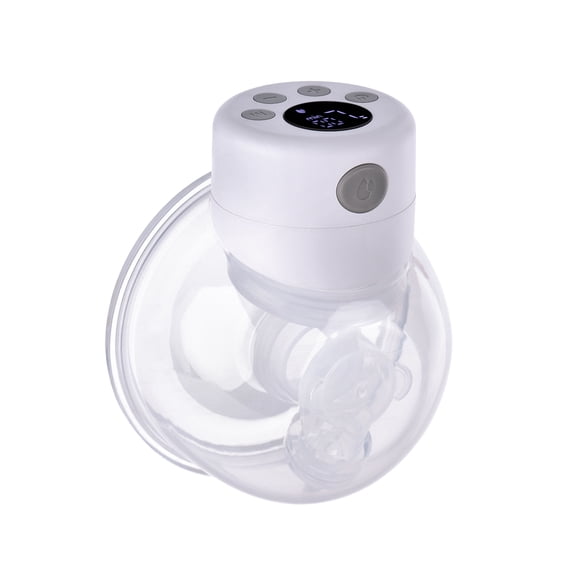 Sacaleches Extractor de leche eléctrico portátil, silencioso, invisible, manos libres, 2 modos, 9 niveles, ajustable con pantalla LCD, sincronización inteligente para viajes a casa TOMSHOO Sacaleches