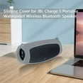 thumbnail image 2 of Étui en Silicone avec Sangle pour Haut-Parleur Bluetooth JBL Charge 5 (Rouge), 2 of 9