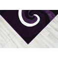 thumbnail image 3 of Planet Rugs Premium 3D Thick Abstract Indoor Area Rug 327 Purple 9'2''x12'5'', 3 of 10