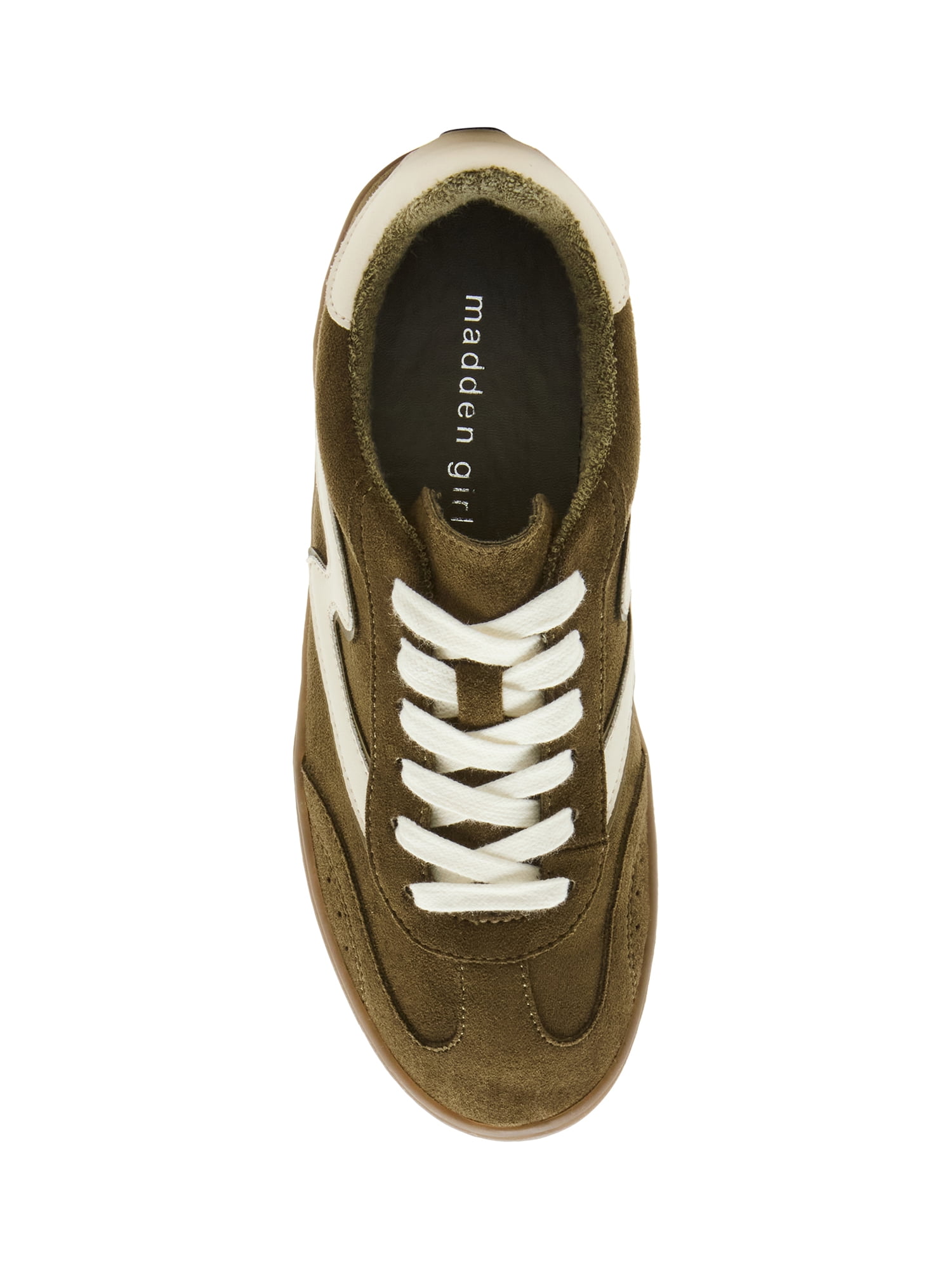 Madden Girl Women's Giia Gum Sole Lace-Up Sneakers