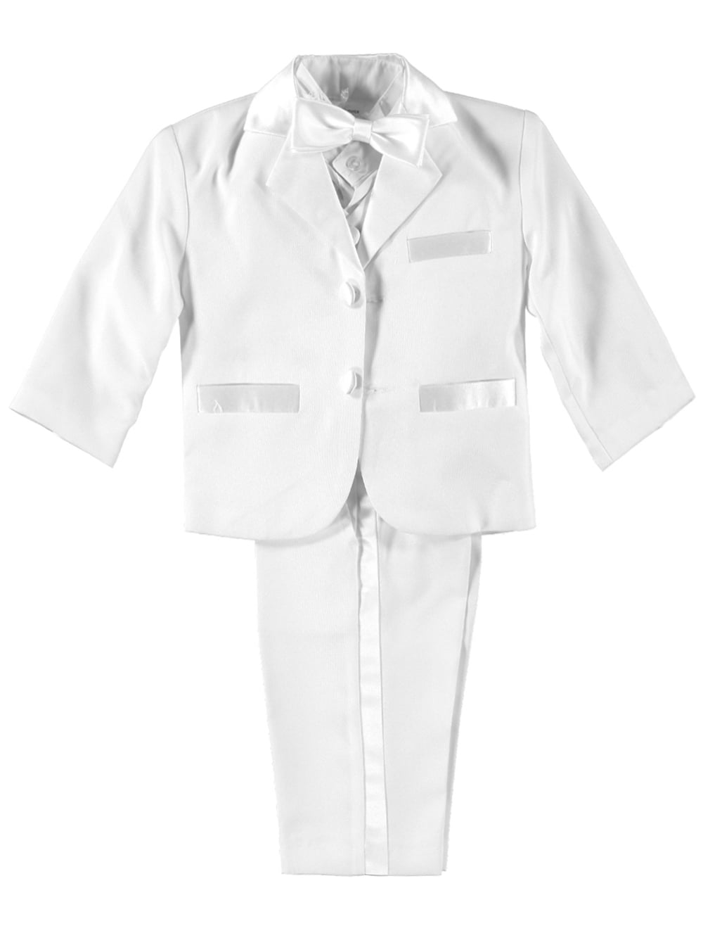 Kaifer Baby Boys' 5Piece Tuxedo white, 6 9 months (Newborn