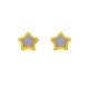 thumbnail image 2 of Bizzarro - Broqueles Estrella Bisel De Oro Amarillo Con Madre Perla 14K, Modelo: RC-33 Bizzarro Aretes, 2 of 2