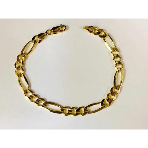 14K Gold 6mm Figaro Chain