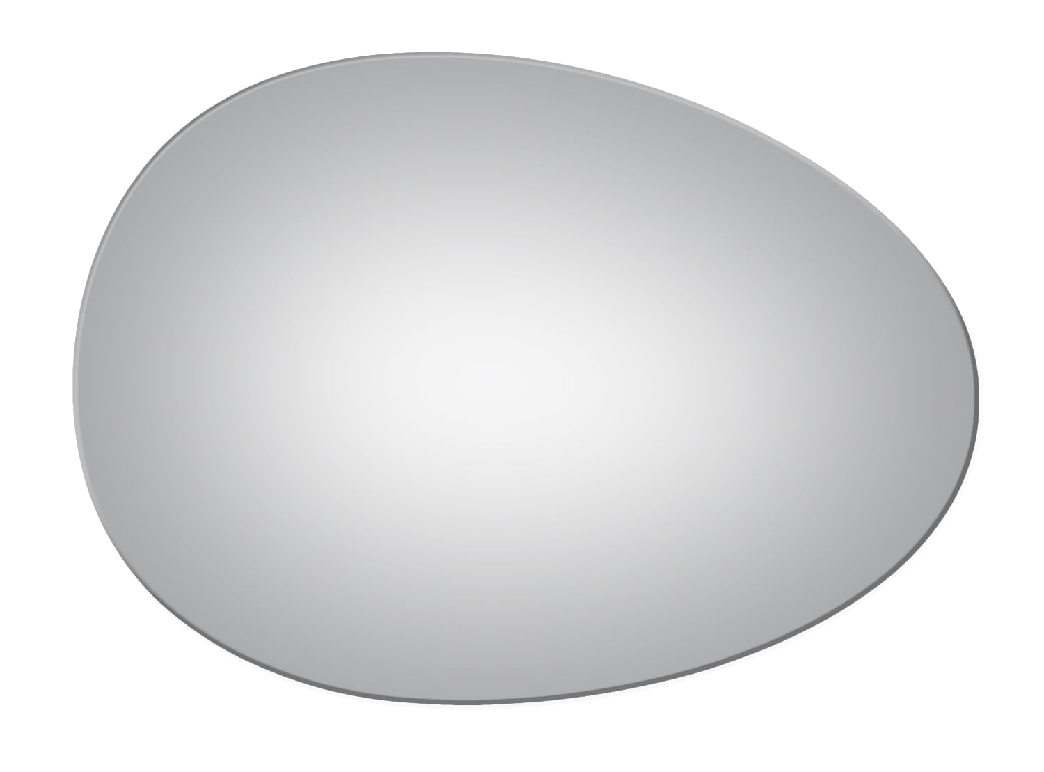 Left passenger side mirror glass for Mini Countryman 2017-On wide angle heated