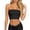 Black, variant on Womens Seamless Strapless Crop Bandeau Tube Tops Basic Stretchy Bustier Going Out Summer Clothes