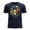A-Navy1068, variant on XIAOCHA Women's Printed Crew Neck Tee Short-Sleeve Fan-Sports Daily Casual Tees