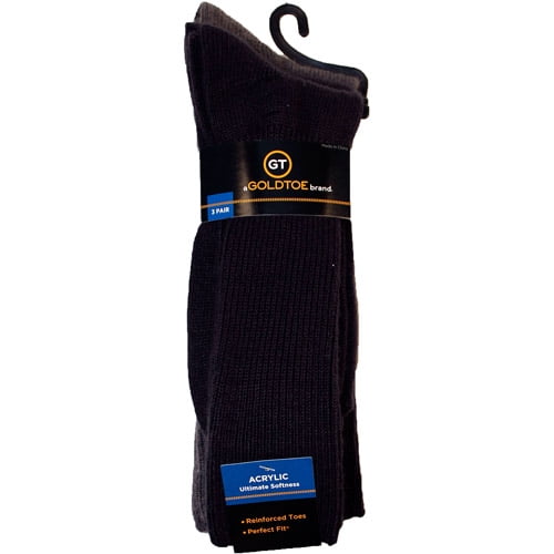 Acrylic Fluff Socks, 3-Pack