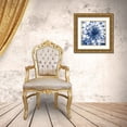 thumbnail image 3 of Foschino, Suzanne 20x20 Gold Ornate Wood Framed with Double Matting Museum Art Print Titled - Navy Dahlia 2, 3 of 4