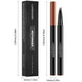 Eyebrow Mascara,4 Tip Eyebrow Pencil 3D Eyebrow Pencil Contouring Pen