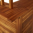 thumbnail image 5 of vidaXL Outdoor Bar Table with Rooftop 113x106x217 cm Solid Acacia Wood, 5 of 5