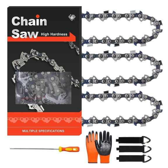 Anxingo 3Pcs 16 Inch Chainsaw Chain Replacement for Sthil MS170 MS171 MS180 MS180C MS171-R55 Replacement for Stihl 017 018 019