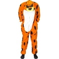 thumbnail image 2 of Cheetos Chester Cheetah Fleece Costume Union Suit, X-Large, 2 of 7