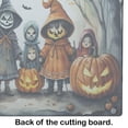 thumbnail image 2 of Trick or Treaters Spooky Halloween Glass Cutting Board Large 12 in x 15 in, 2 of 5