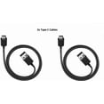 thumbnail image 3 of OEM Adaptive Fast Wall Charger for Samsung Galaxy A10e Bundled with 2x Type C/USB-C Cables 4 Feet - Black, 3 of 3
