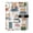 Bunny-stickers, variant on DIY Zebra Foal Printed Microfiber Leather Notebook 9.2x6.7" Refillable Binder Journal with Pen Loop&Pockets 100 Sheets