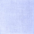 thumbnail image 1 of Ahgly Company Indoor Square Solid Blue Modern Area Rugs, 5' Square, 1 of 4