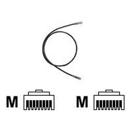 Panduit Tx6 Plus Patch Cable Rj-45 (m) To Rj-45 (m) 7 Ft Utp Cat 6 Booted, Stranded Black