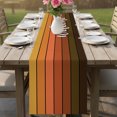 thumbnail image 6 of Table Runners 72 Inches Long Dress Scarves, Orange Gradient Wooden Plank Farmhouse Kitchen/Dining Table Decor Table Runner, Coffee Tablerunners, Farmhouse Country Wood Grain 13x72 Inch, 6 of 9