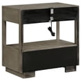 thumbnail image 6 of Durango 2-drawer Nightstand Bedside Table Taupe Oak, 6 of 13