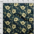 thumbnail image 3 of oneOone Cotton Jersey Navy Blue Fabric Floral Diy Clothing Quilting Fabric Print Fabric By Yard 58 Inch Wide, 3 of 4