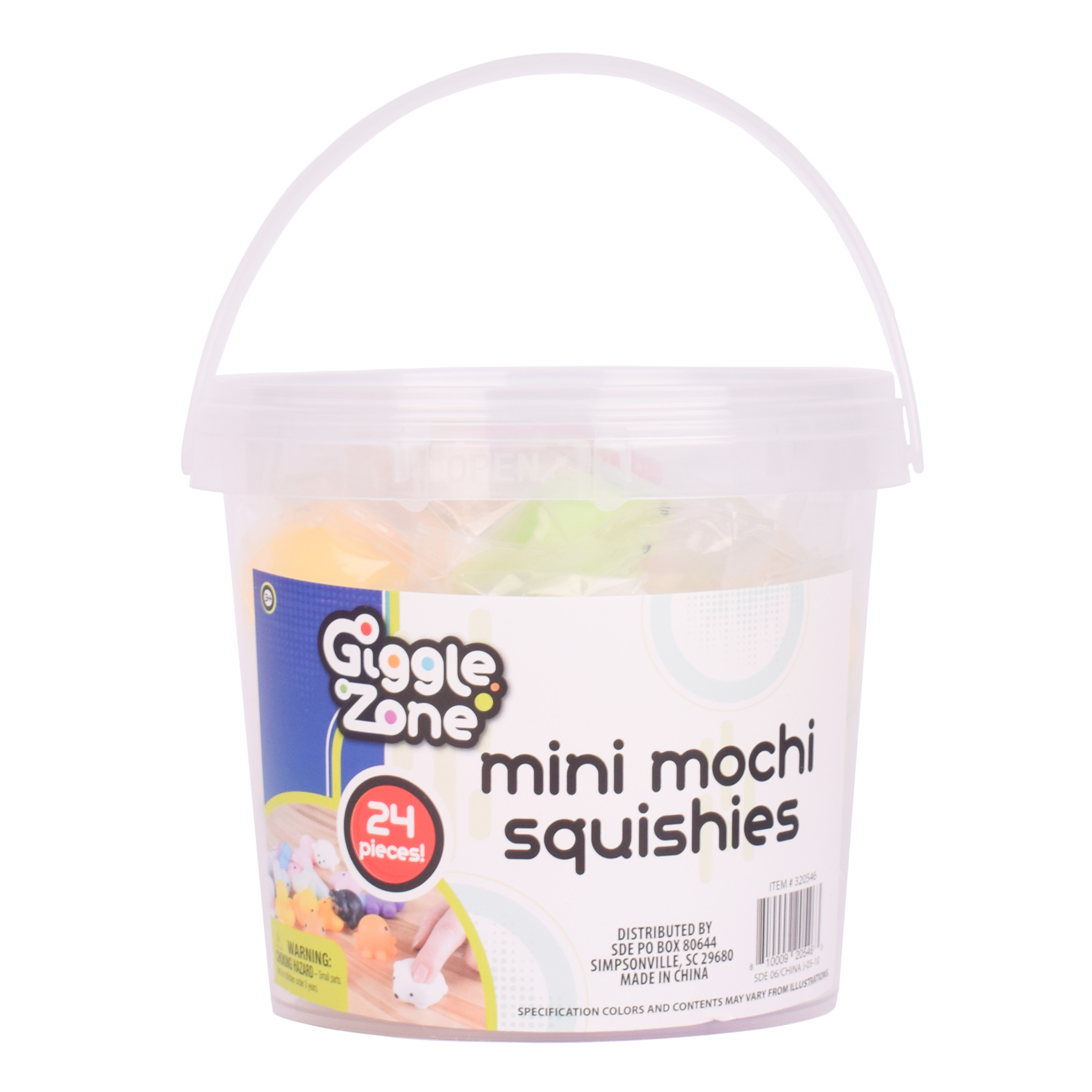 Giggle Zone Mini Mochi Squishies, 24 Piece Multicolor Set photo 6
