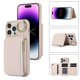 thumbnail image 1 of for iPhone 15 Pro Max/ 15 Ultra Crossbody Case Wallet with Card Holder Shoulder Wrist Strap Lanyard,Leather Zipper Handbag Purse Kickstand, 1 of 5