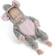 thumbnail image 1 of Mini muñeca bebé, mini muñeca bebé realista, muñeca de juguete para niñas, juguetes de baño con ojos cerrados, diseño fácil de usar, 1 of 14