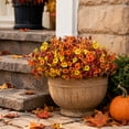 thumbnail image 6 of Artificial Fall Flowers Uv Resistant Outdoor Fake Yellow Flowers for Halloween Porch Yard 14 Inch Home Party Floral Decorations, 6 of 6